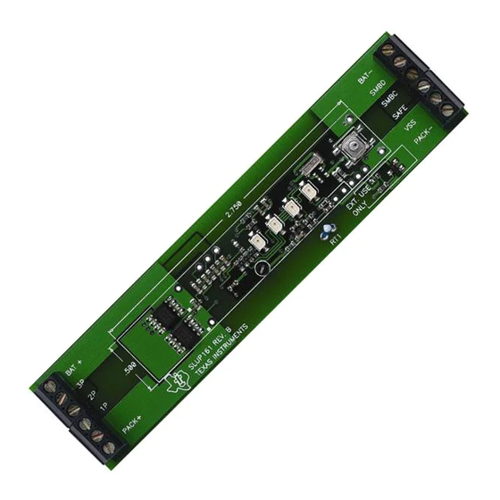 Texas Instruments bq2083EVM-001 User Manual
