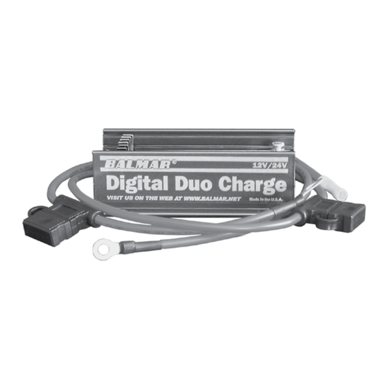 Balmar Digital Duo Charge Installation & Operation Manual