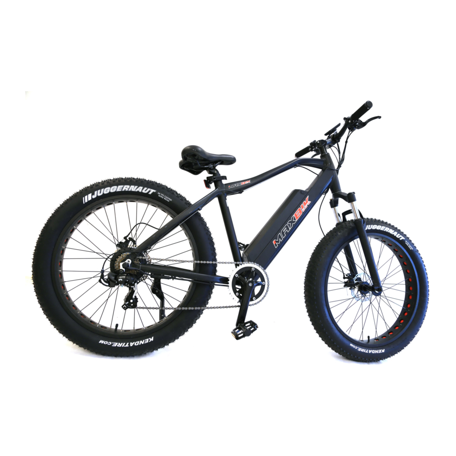 User Manuals: MAXBIK MX-18 Electric Bike