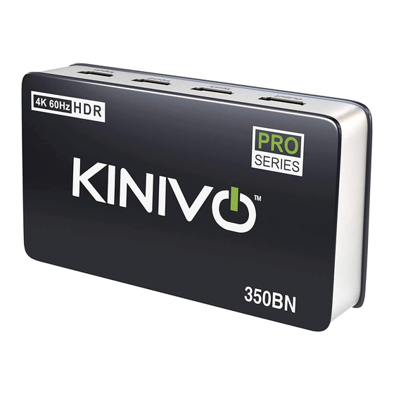Kinivo 350BN User Manual
