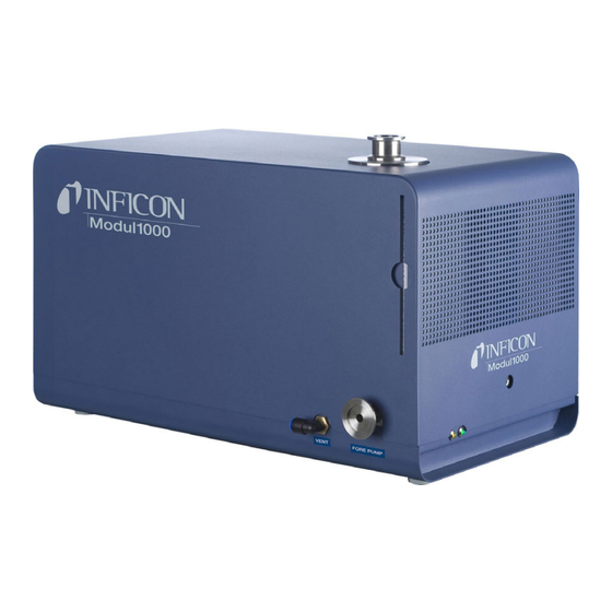 Inficon Modul1000 550-300A Operating Instructions Manual