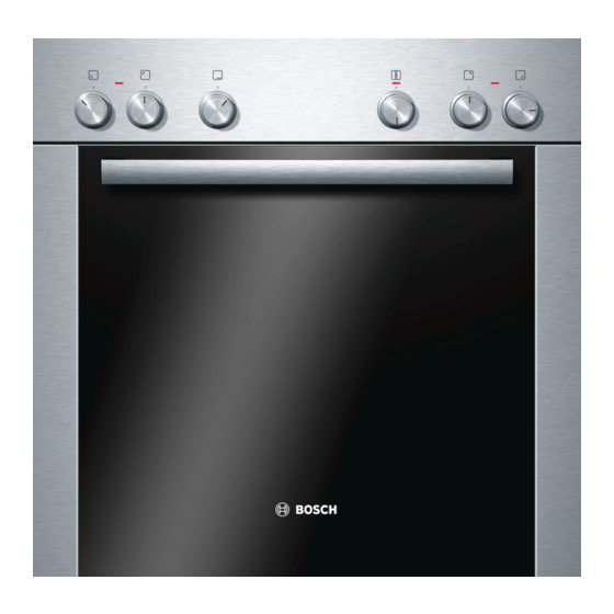 Bosch HEA20B2 0 Series Instruction Manual