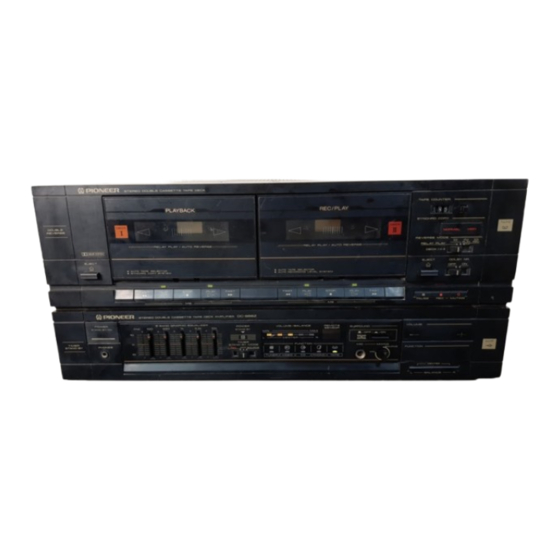 Pioneer DC-888Z Operating Instructions Manual