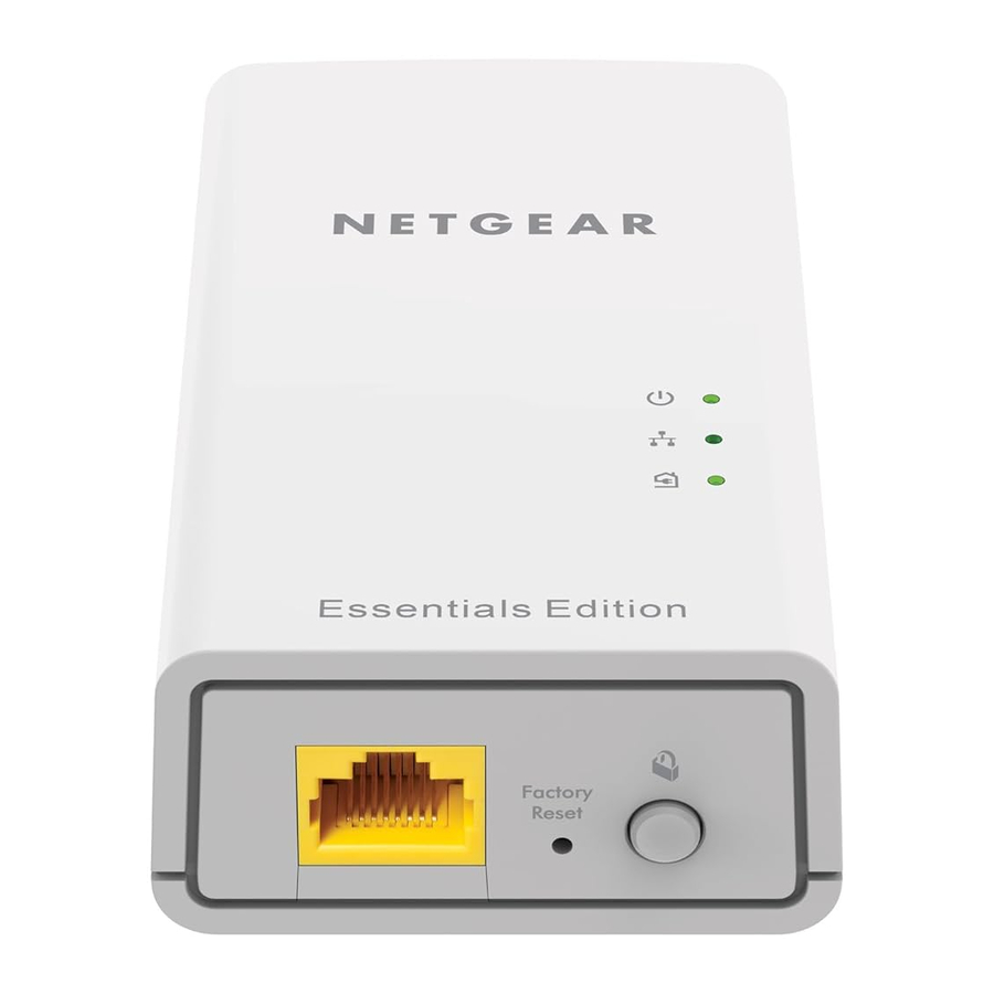 NETGEAR PowerLINE 1000 / 1010 / 1200 Manual