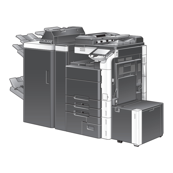 Konica Minolta bizhub 552 Replacement Instructions Manual