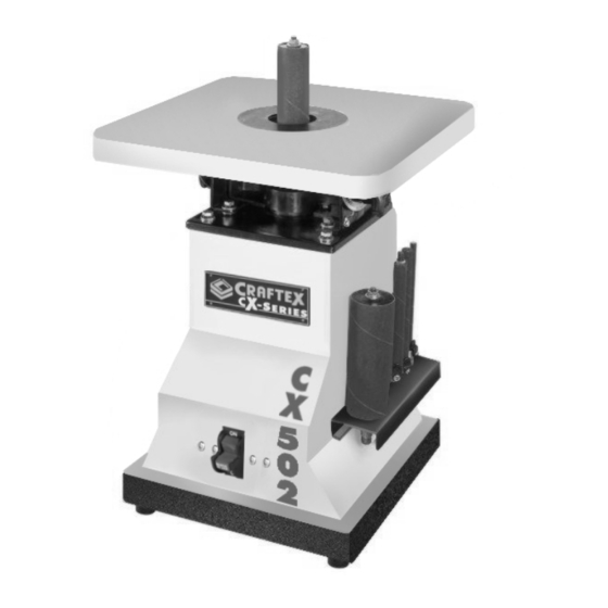 Craftex CX502 User Manual
