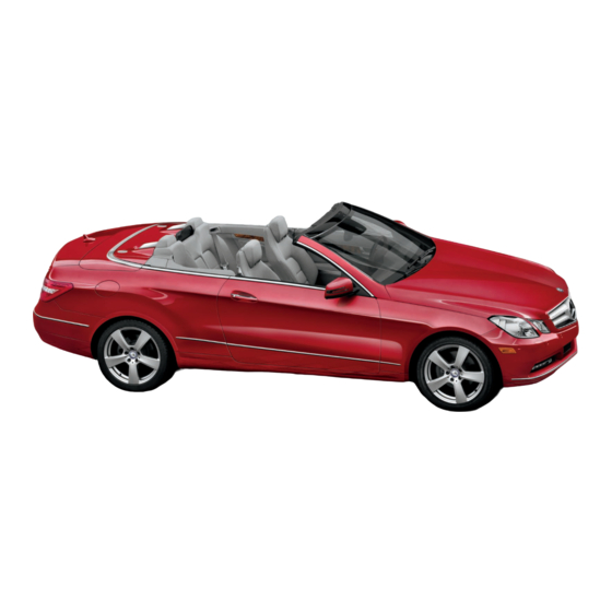 Mercedes-Benz 2013 E-CLASS COUPE Brochure