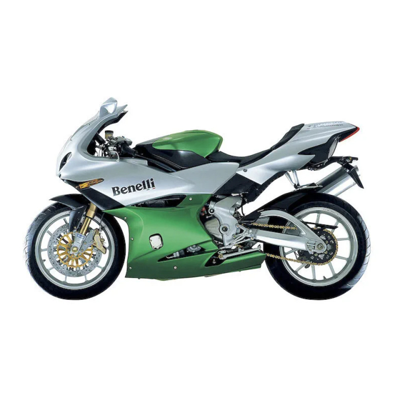 Benelli TORNADO Tre Novecento 900 Owner's Manual