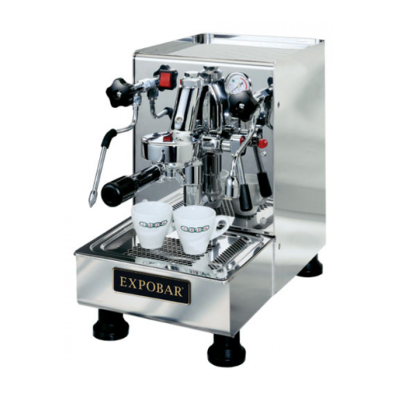 Expobar Office automatic Operator's Handbook Manual