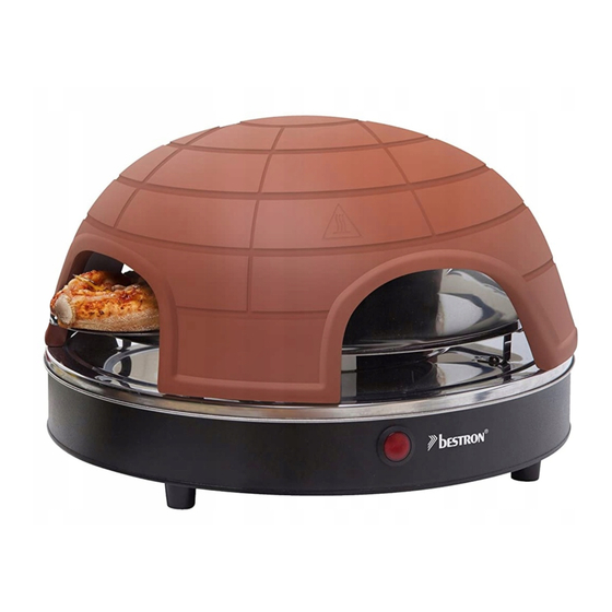 Bestron APG410 Pizza Quartetto Instruction Manual
