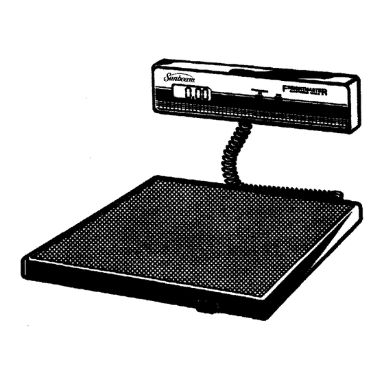 User Manuals: Sunbeam Freightmaster 150 Postal Scale