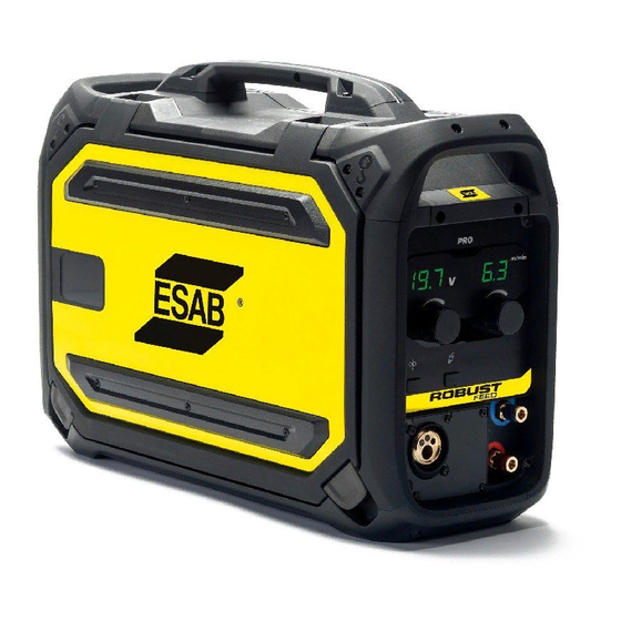 ESAB Robust Feed PRO Instruction Manual