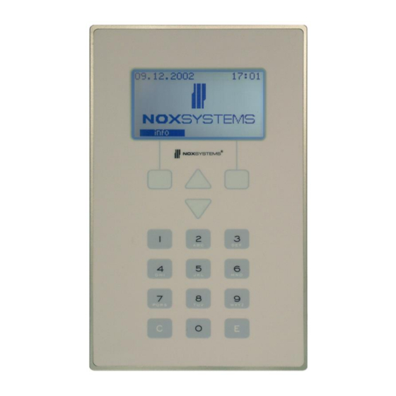 Aras NOXSYSTEMS NOX User Manual