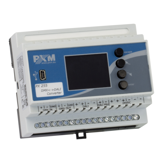 PXM PX 255 Manual