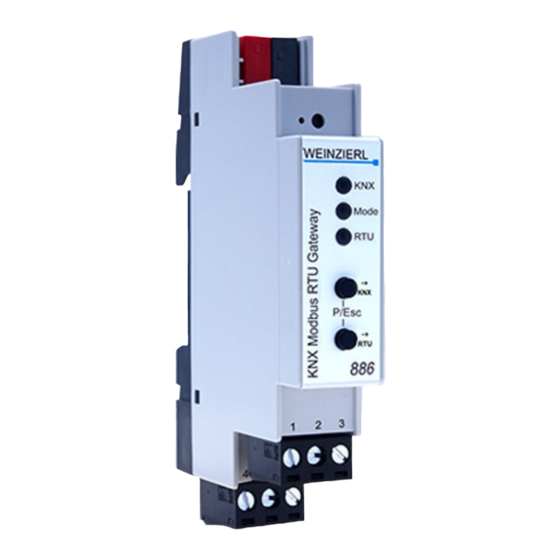 Weinzierl KNX 886 Operation And Installation Manual