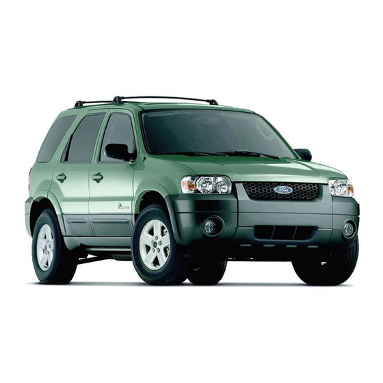 Ford Escape 2006 Manual