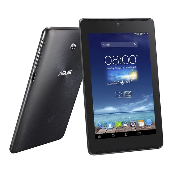 Asus fonepad E-Manual