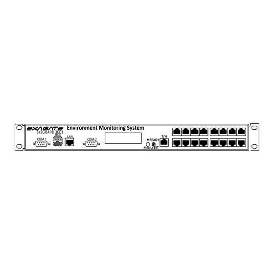 EXAGATE SYSGuard 3001 Quick Installation Manual