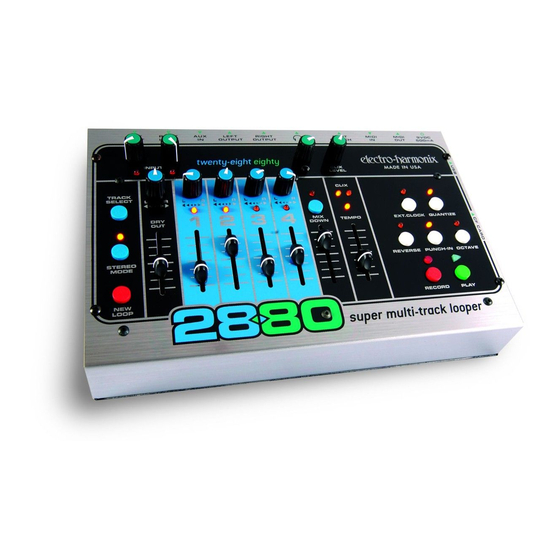 Electro-Harmonix 2880 User Manual