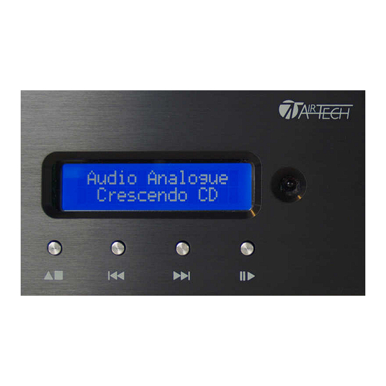 Audio Analogue Crescendo CD Owner's Manual