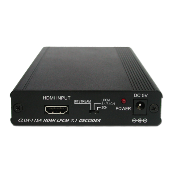 CYP CLUX-11SA Operation Manual