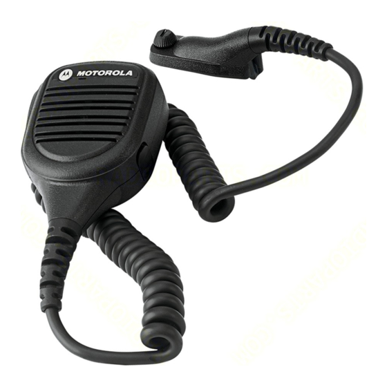 Motorola solutions PMMN4050 User Manual