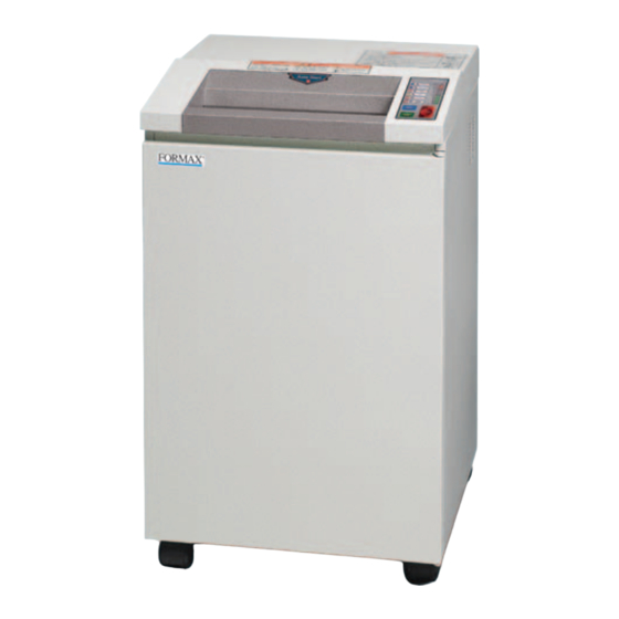 Formax FD 8500HS Operator's Manual