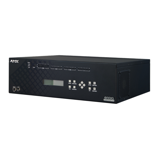 Harman AMX ENOVA DVX-3200HD Series Quick Start Manual
