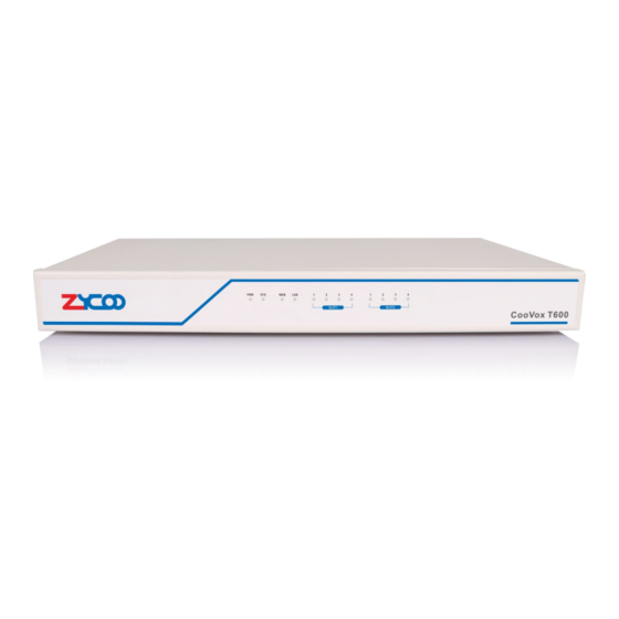Zycoo CooVox-T600 Manuals