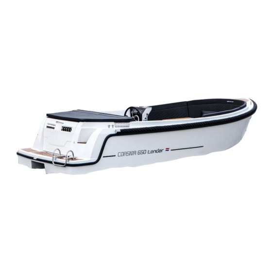 Corsiva Yachting 650 TENDER Owner's Manual