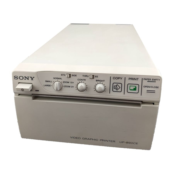 Sony UP-890CE Service Manual