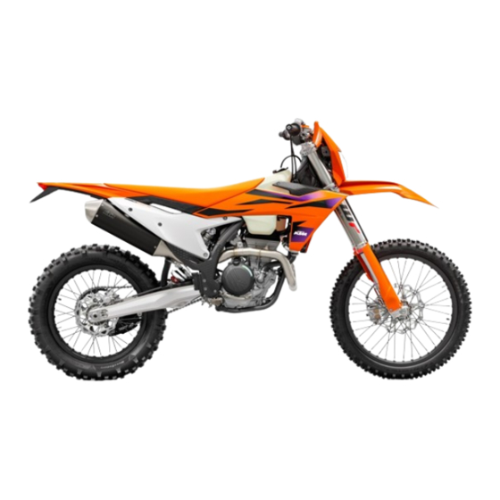 KTM 250 EXC 2024 Setup Instruction