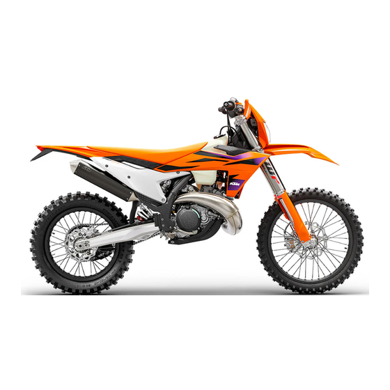 KTM 250 EXC 2024 Owner's Manual