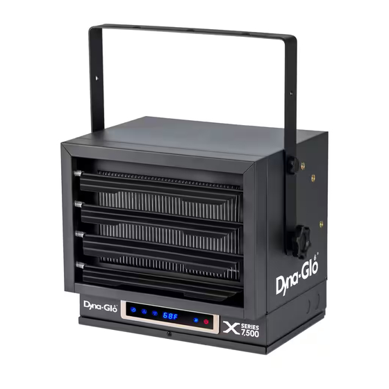 Dyna-Glo EG7500WB Installation & Maintenance Instructions Manual