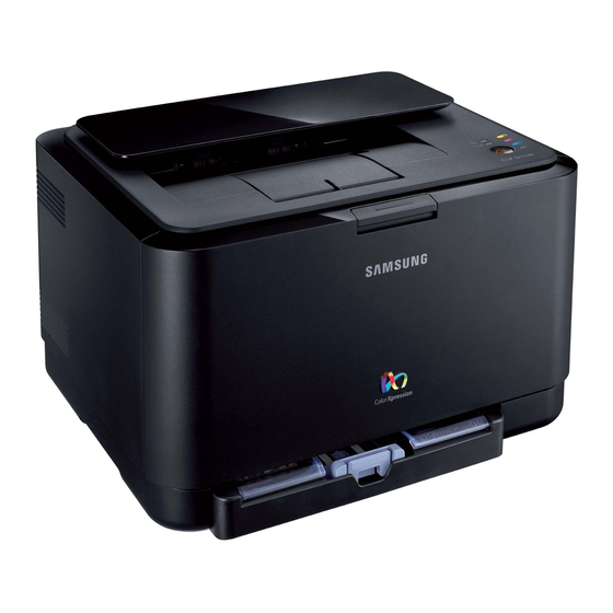 Samsung CLP-315 - CLP 315 Color Laser Printer User Manual