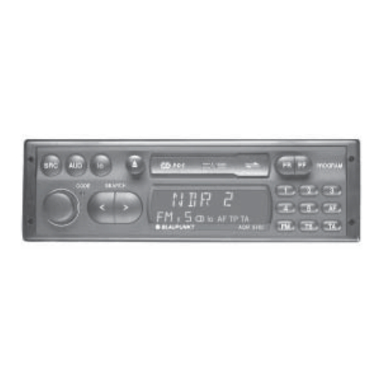 Blaupunkt ACM 5450 Installation Instructions