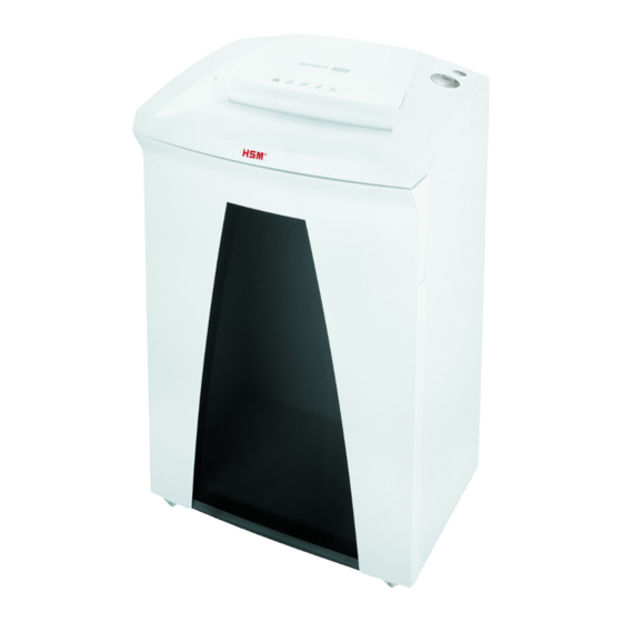 HSM SECURIO B32 Operating Instructions Manual