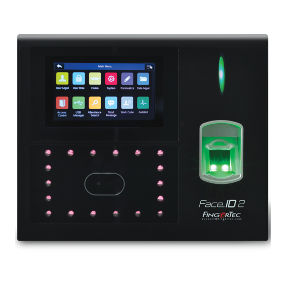 FingerTec FaceID2 Installation Manual