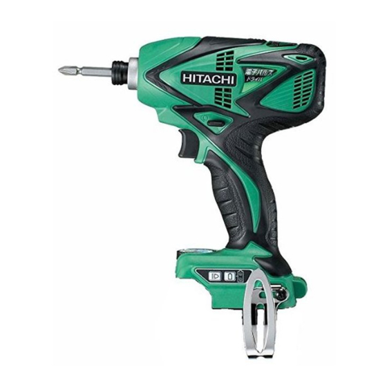 HIKOKI WM 14DBL Handling Instructions Manual