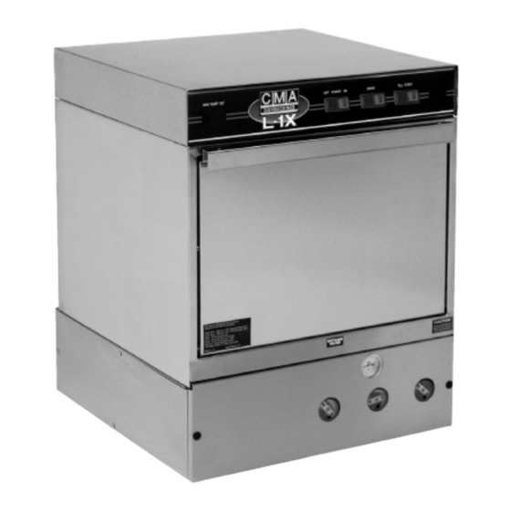 CMA Dishmachines CMA-L-1X Specifications