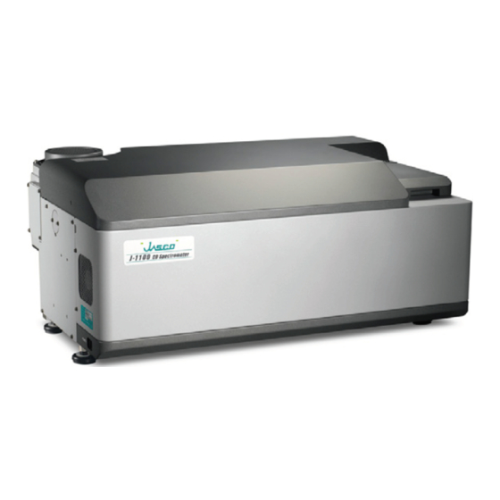 Jasco J-1100 Hardware/Function Manual
