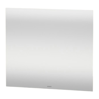 DURAVIT LM 7826 Mounting Instructions