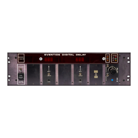Eventide 1745M Instruction Manual