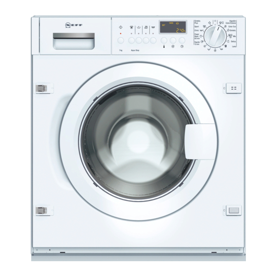 NEFF W5420X1 Instruction Manual