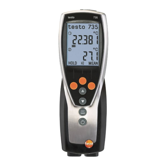 TESTO 735 Manuals