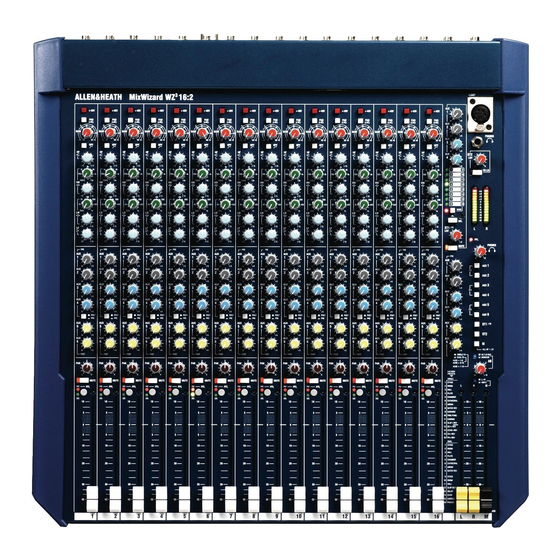 ALLEN & HEATH WZ16:2 User Manual