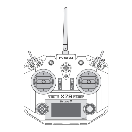 FrSky Taranis Q X7S Manual