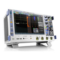 Rohde & Schwarz R&SRTO2022 Getting Started