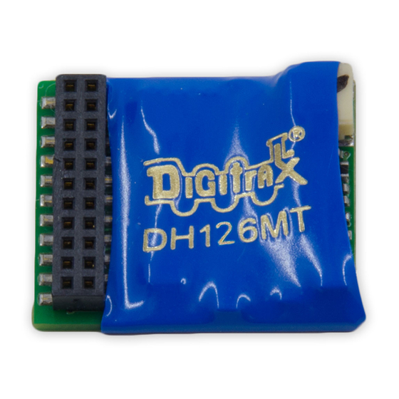 Digitrax DH126MT Quick Start Manual