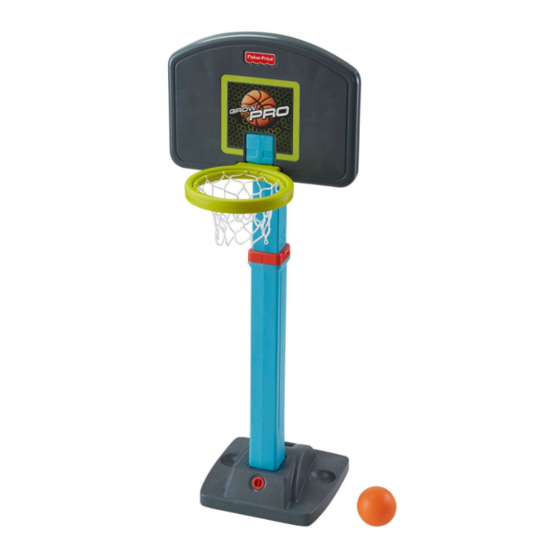 Fisher-Price Grow-to-Pro Basketball Manual